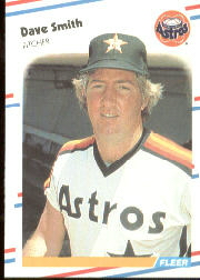 1988 Fleer Baseball Cards      457     Dave Smith